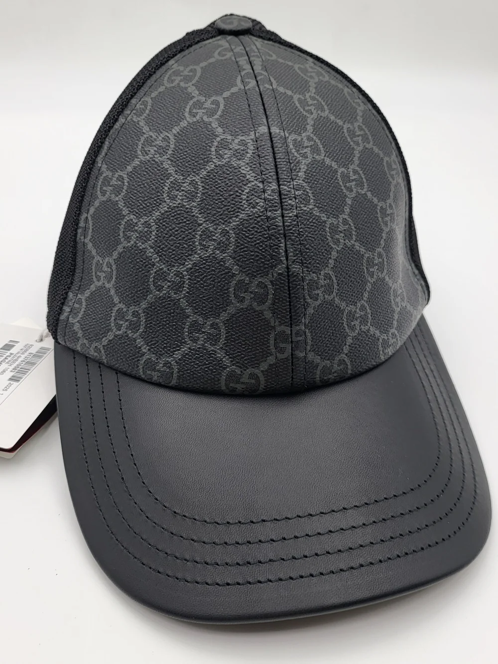 GUCCI GG Supreme Monogram Baseball Hat S Black, Authentic, NWT.!!!